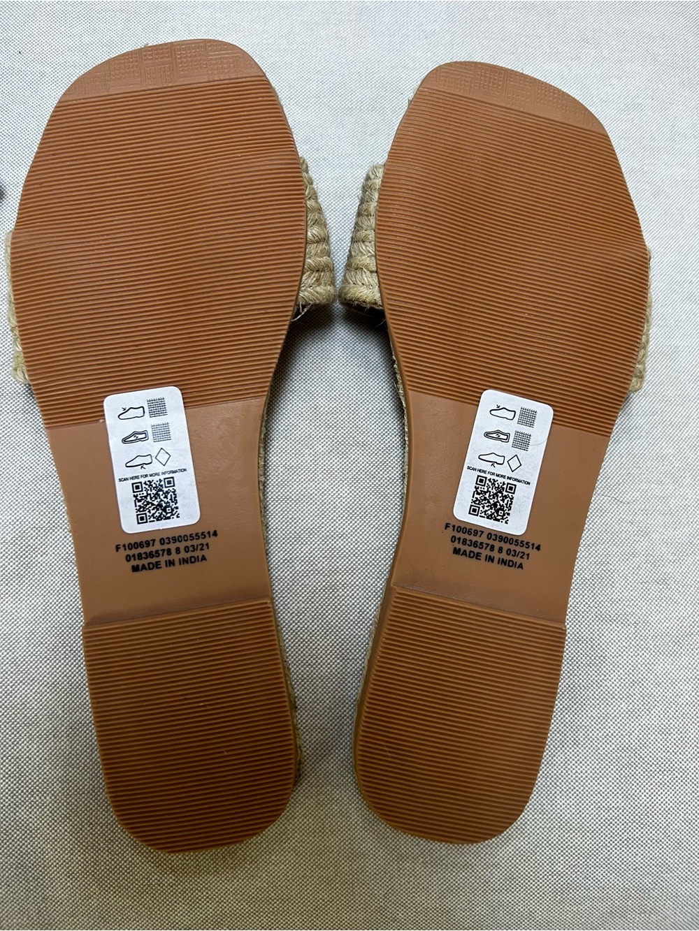 NEW ASOS Rhinestone SUN KISS Sandals Flats. SZ 9 - Picture 4 of 5